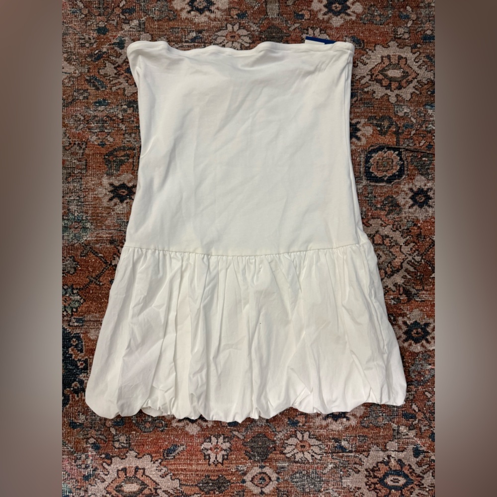 NWT Arizona Jean Company White Strapless Y2K Tube Top Size S